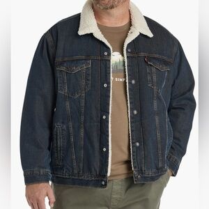 LEVIS Denim Jacket with Sherpa Lining